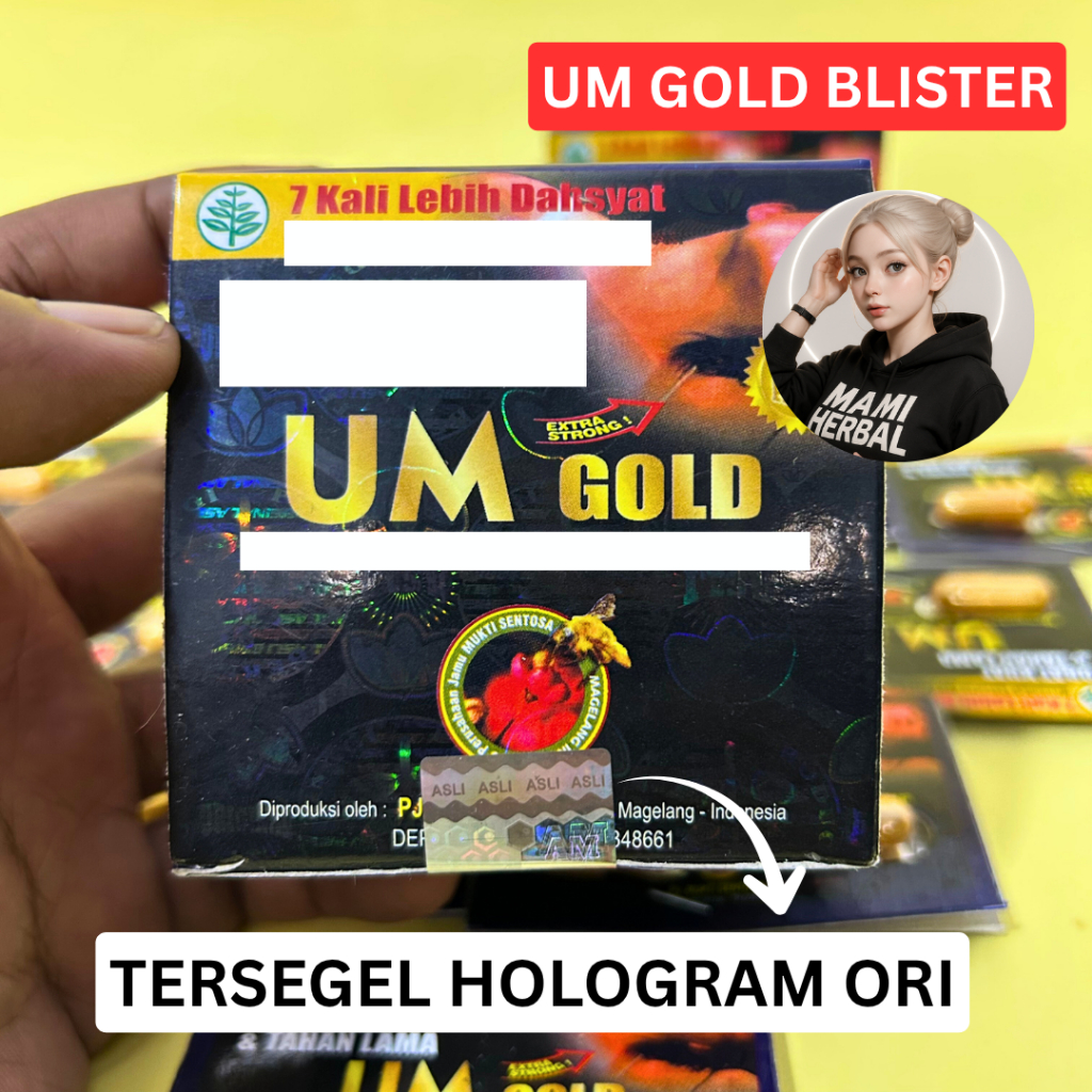 URAT MADU GOLD KAPSUL BLISTER ORIGINAL 100% Premium Box