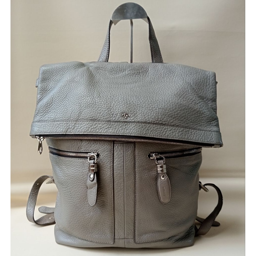 TAS RANSEL KULIT ORYANY GREY