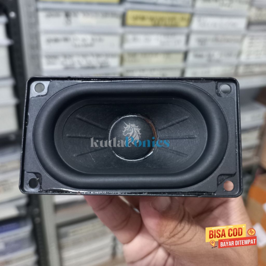 Audiovo Mini Speaker Kotak 4 ohm / 8 ohm 15 watt 80 X 44 mm Fullrange Bass DIY Soundbar Portable