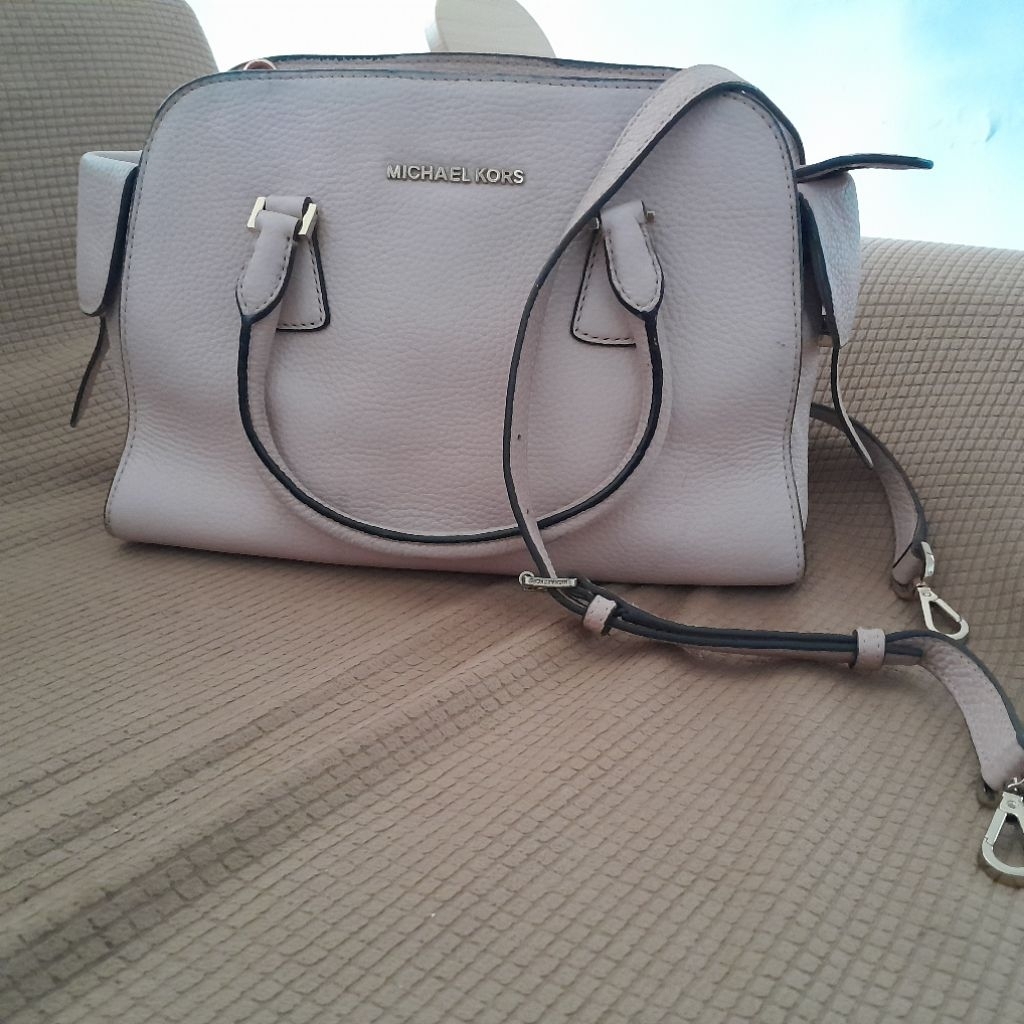 tas michael kors/tas branded second/tas MK preloved/Tas MK second/Tas kulit pink/Tas PL MK/Tas MK or
