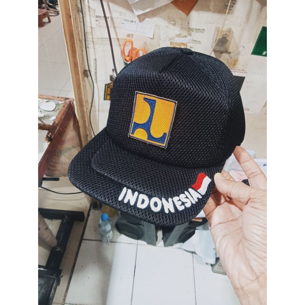 TOPI PUPR KEMENTERIAN BISA BORDIR NAMA