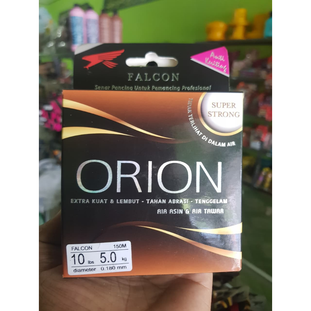 senar pancing falcon orion