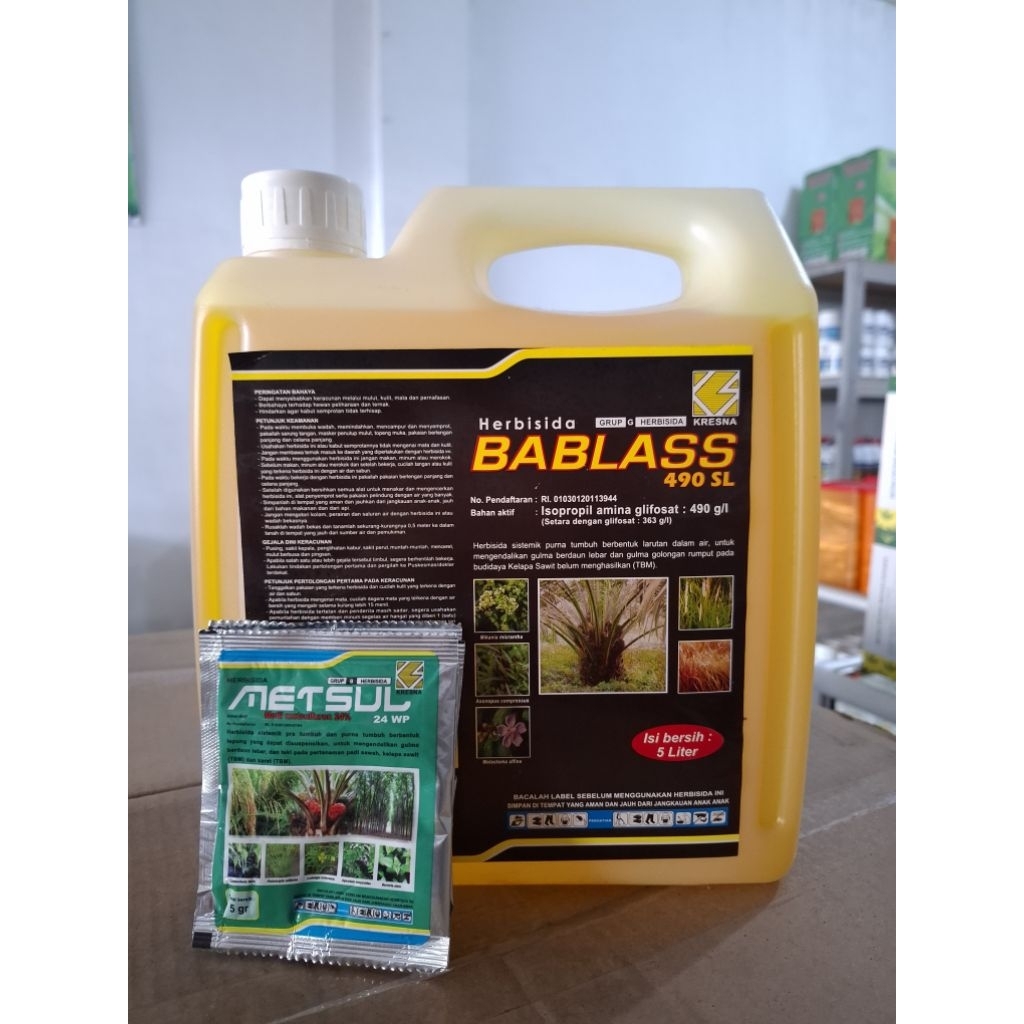 HERBISIDA SISTEMIK BABLAS 5 LITER,480 SL