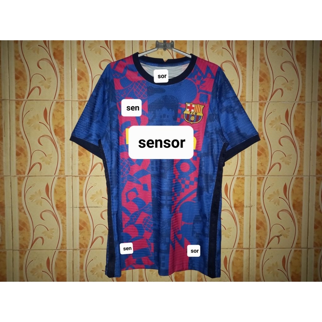 JERSEY BARCELONA 4TH 2021/2022 PLAYER ISSUE