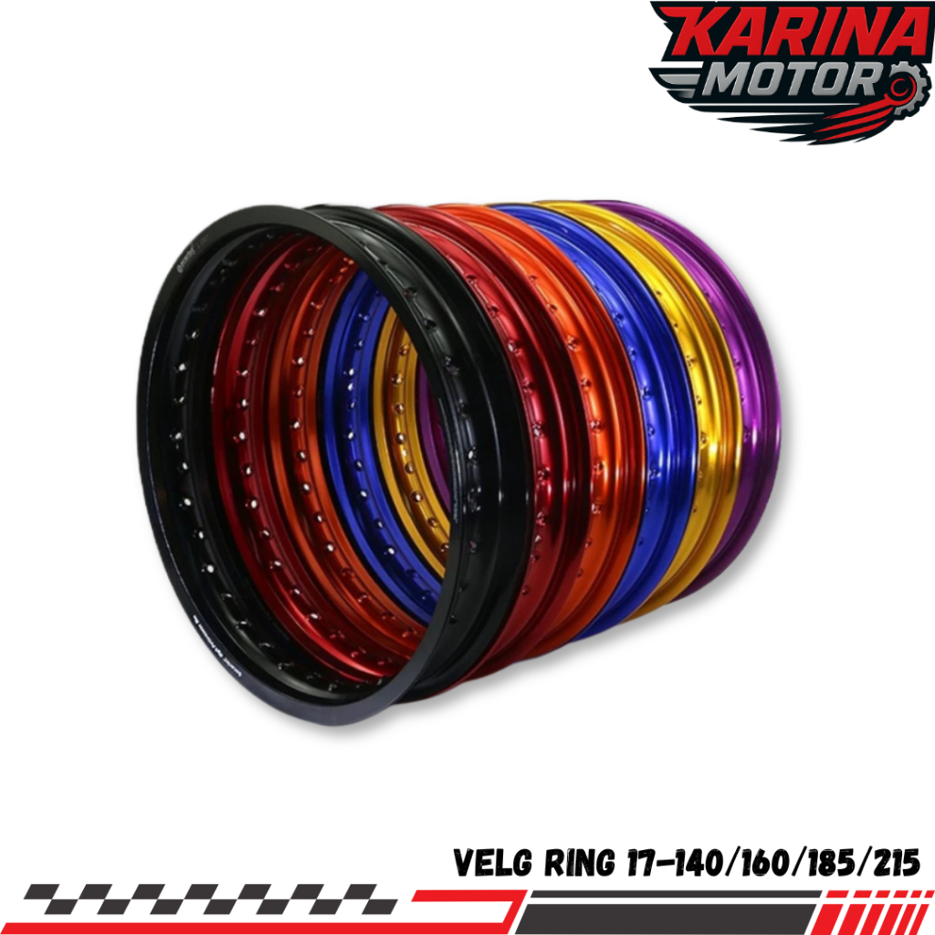 Velg Motor Scarlet Racing Original RING 17 - 140 160 185 215 | WM & WR Satuan