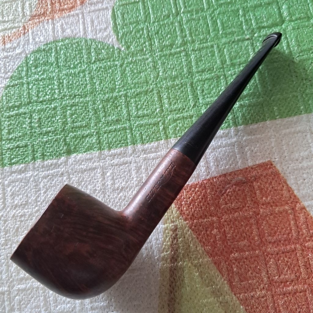 Silver Match Pipa Briar Estate Pipe Cangklong Kayu Antik sesuai foto