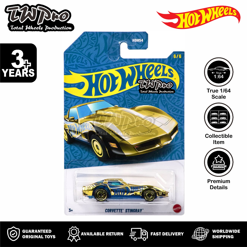 Hot Wheels 58th Anniversary Series - Corvette Stingray - Chase