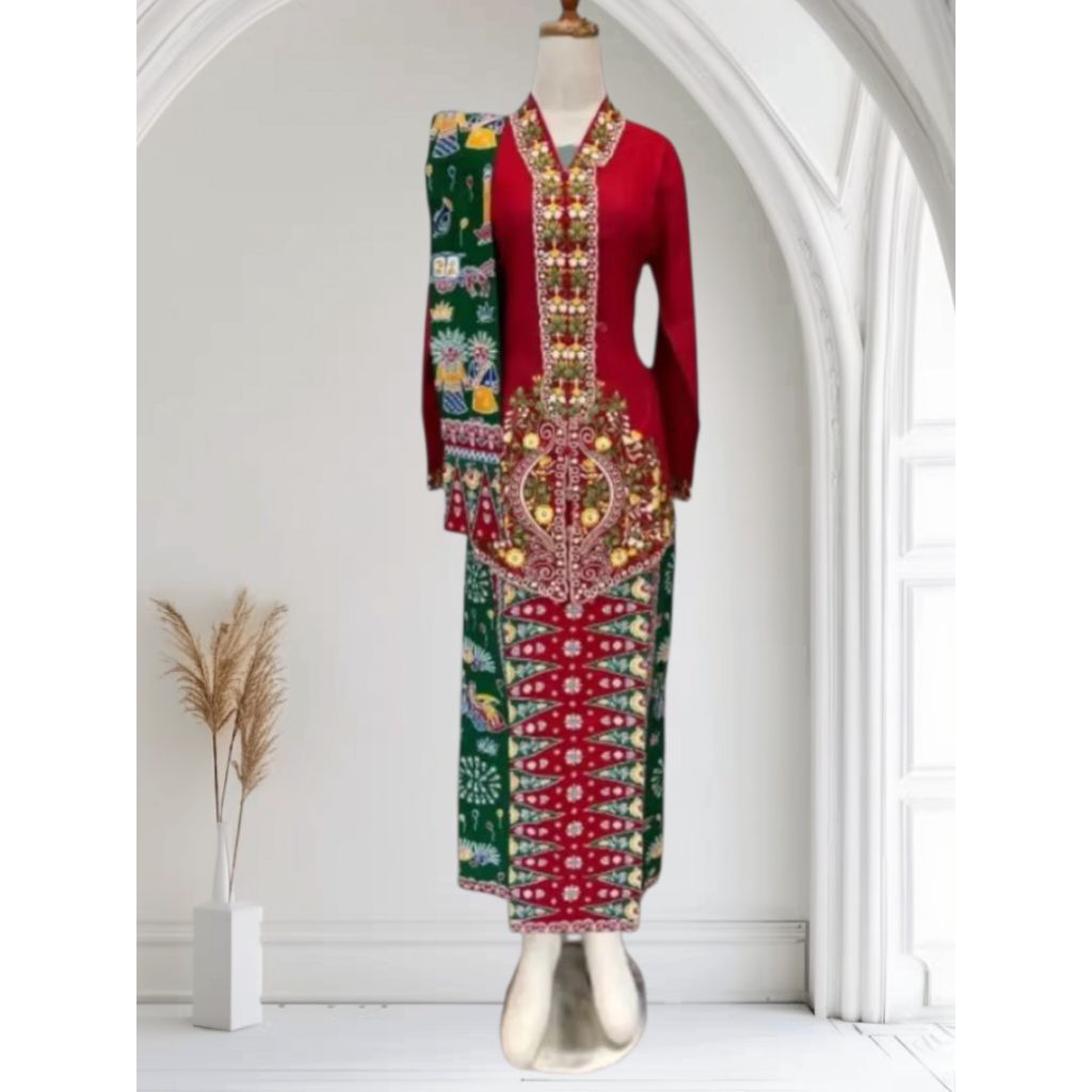 KEBAYA ENCIM MODERN / SET KEBAYA BORDIR ENCIM / KEBAYA TERBARU