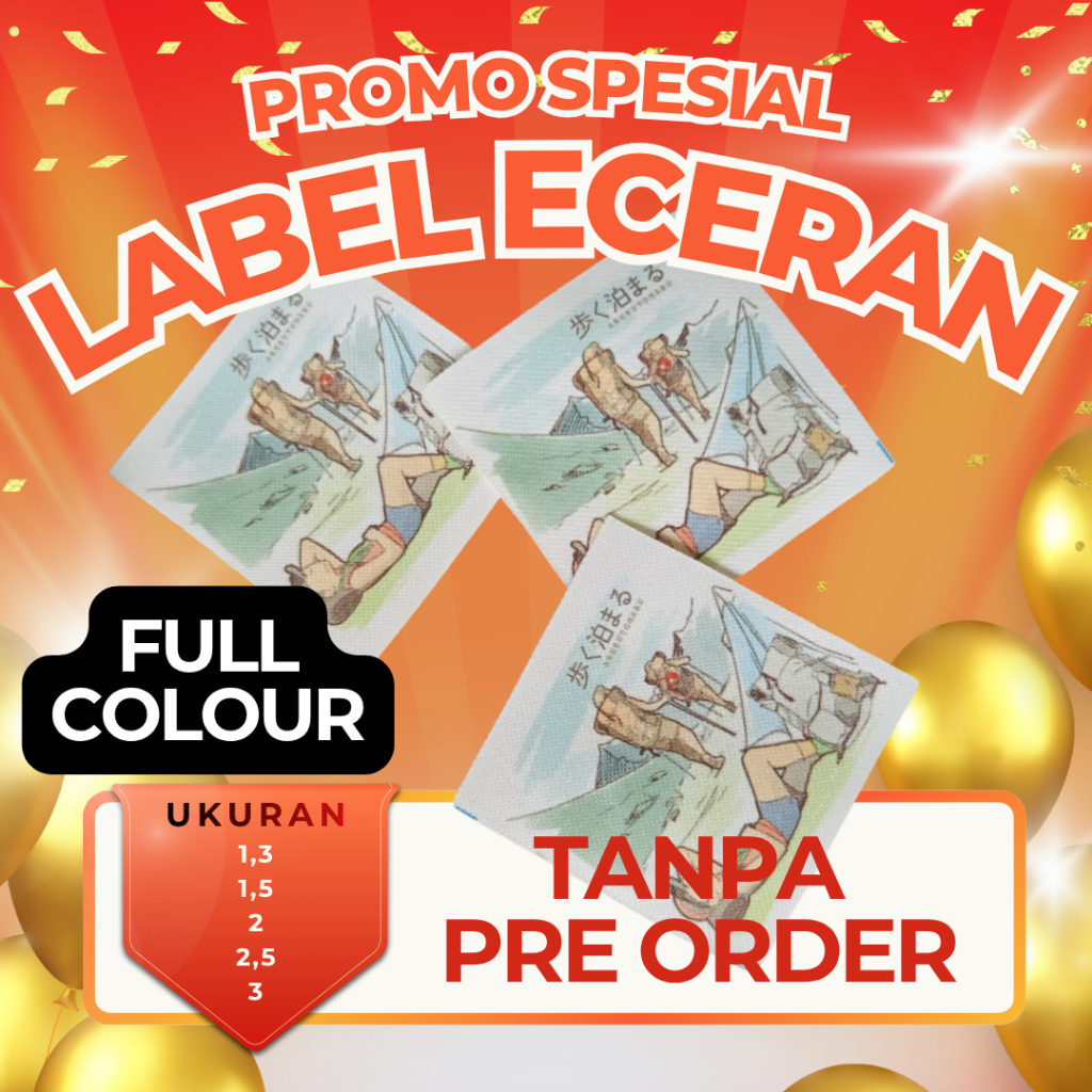LABEL HIJAB | LABEL KAOS | LABEL BAJU SATUAN | LABEL SATIN | LABEL SATUAN TANPA PO