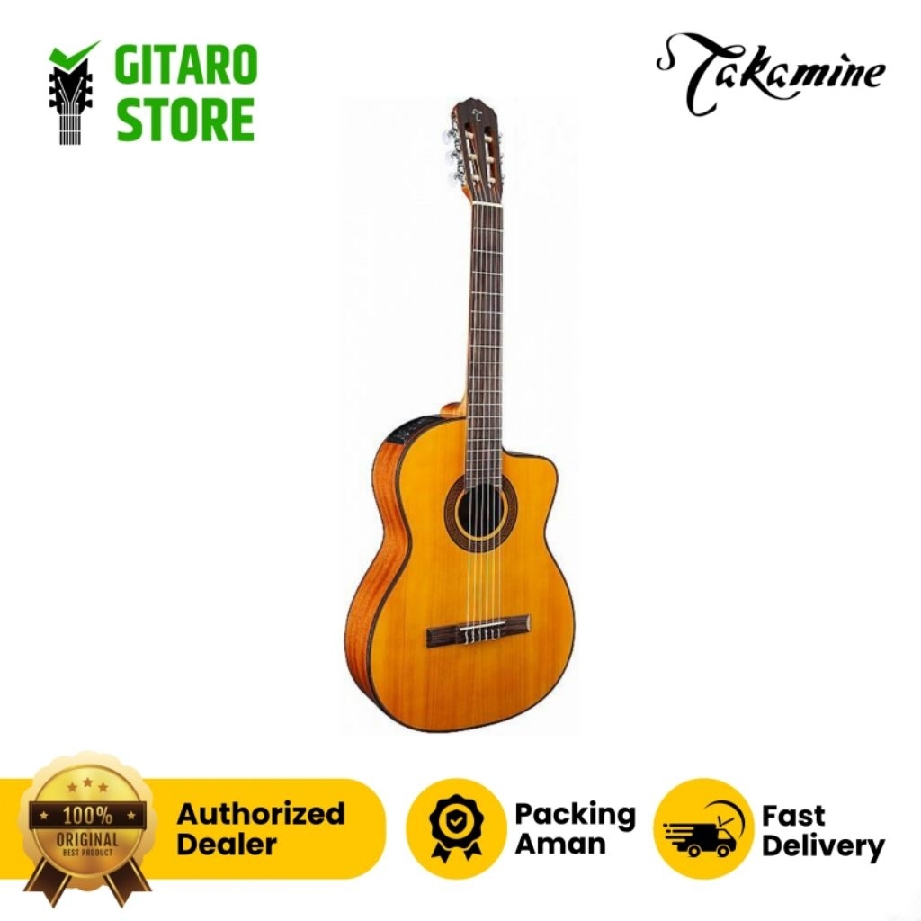 Gitar Nylon Klasik Elektrik TAKAMINE GC3CE GC 3 CE Natural