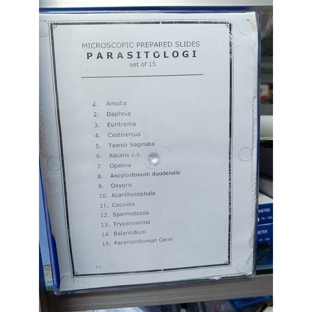Preparat Sel Parasitologi 15 macam