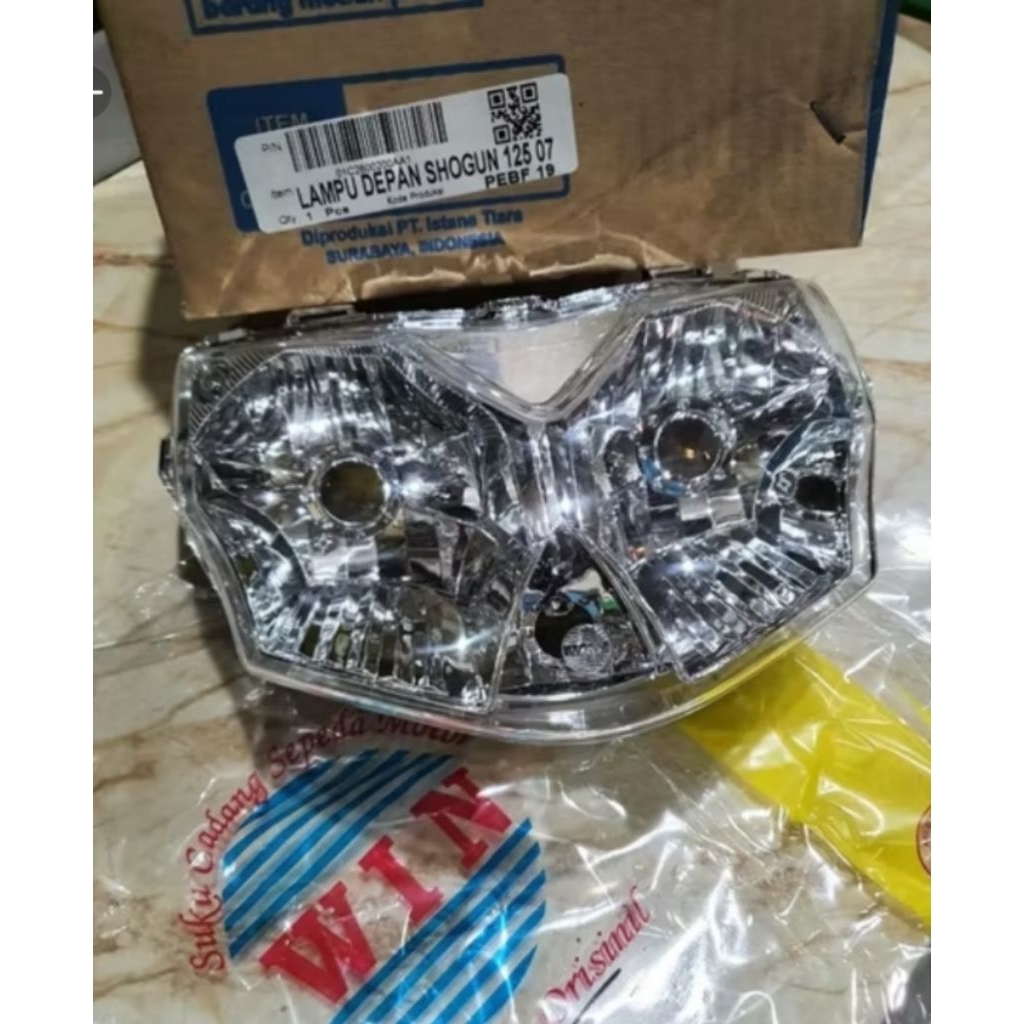 REFLEKTOR SHOGUN 125 2007 2008 2009 SP NEW LAMPU DEPAN SP ROBOT