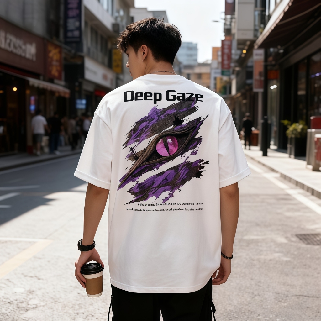 Kaos Pendek Trendy “Mata Ilusi” Deep Gaze
