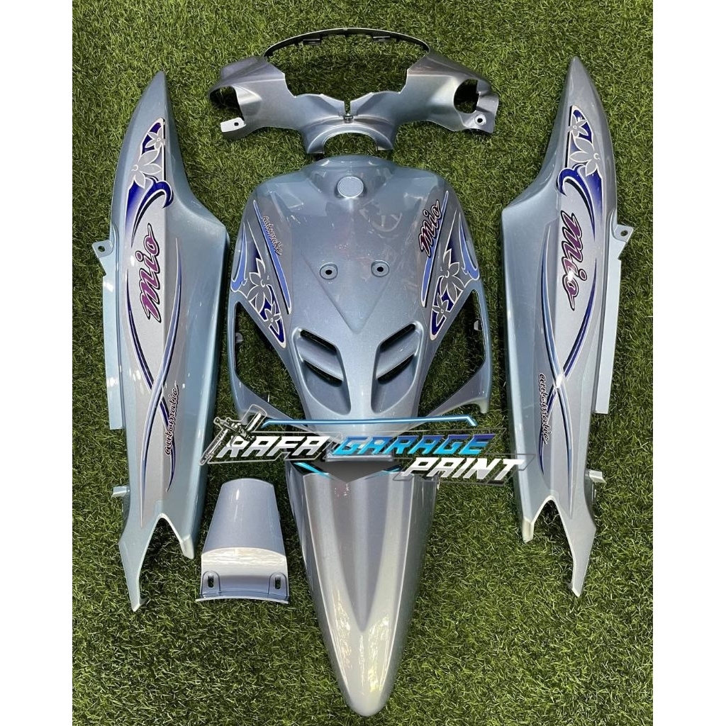 Cover Full Body Alus Yamaha Mio Sporty 2005 Biru Muda