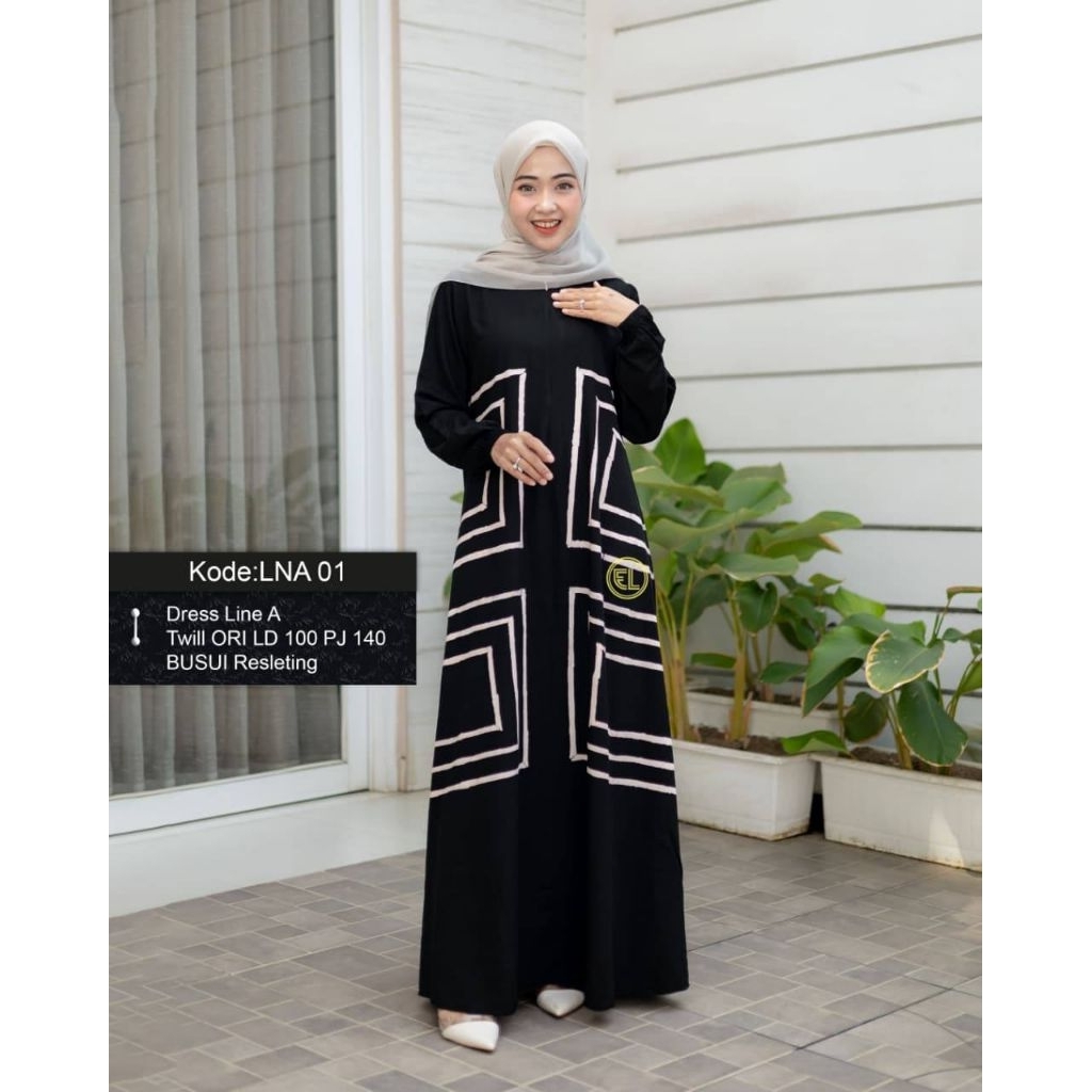 Gamis batik Twill elzhaf