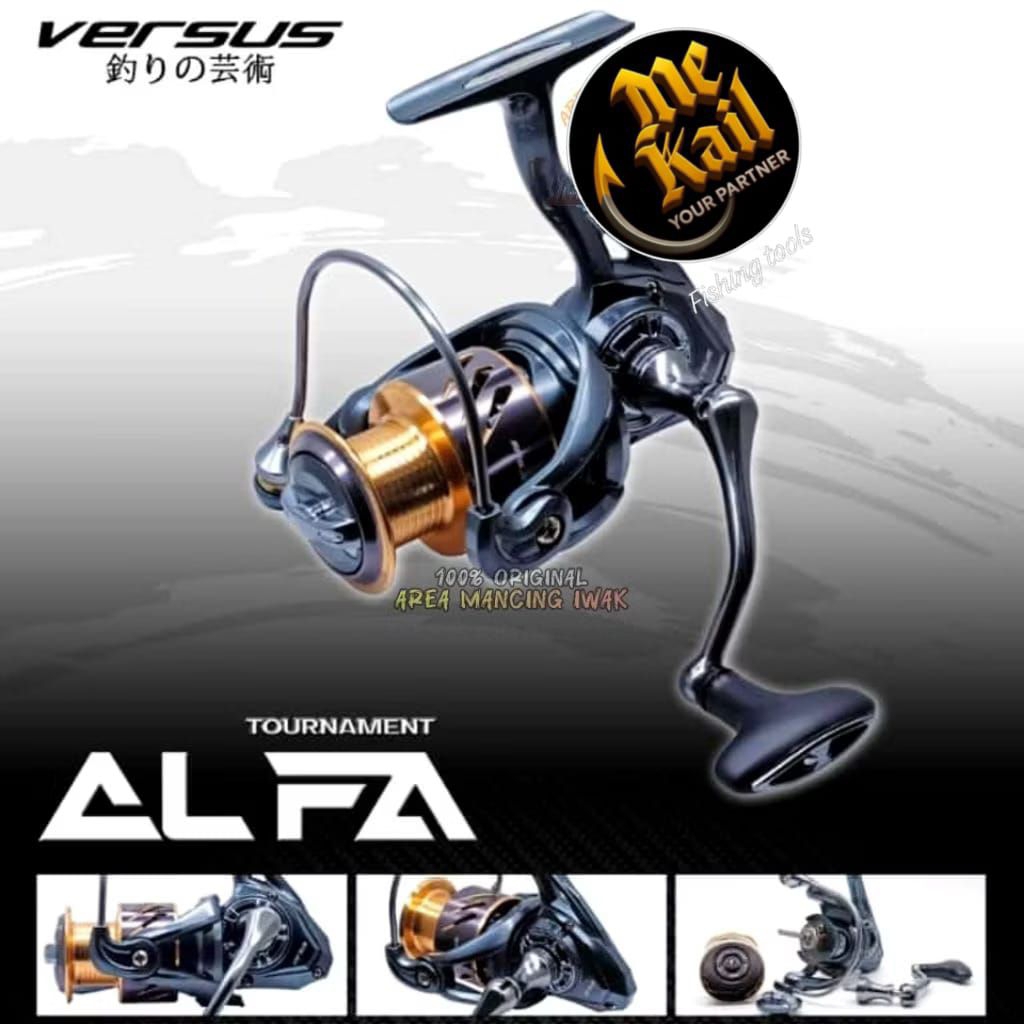 reel go strike VERSUS ALFA 1000 2000 3000 4000 6000-power handle