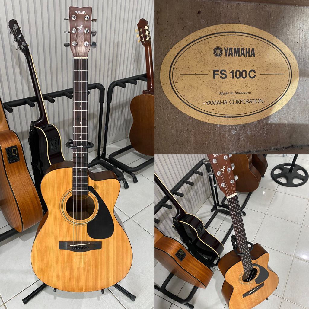 GITAR AKUSTIK SECOND ORIGINAL YAMAHA FS100C