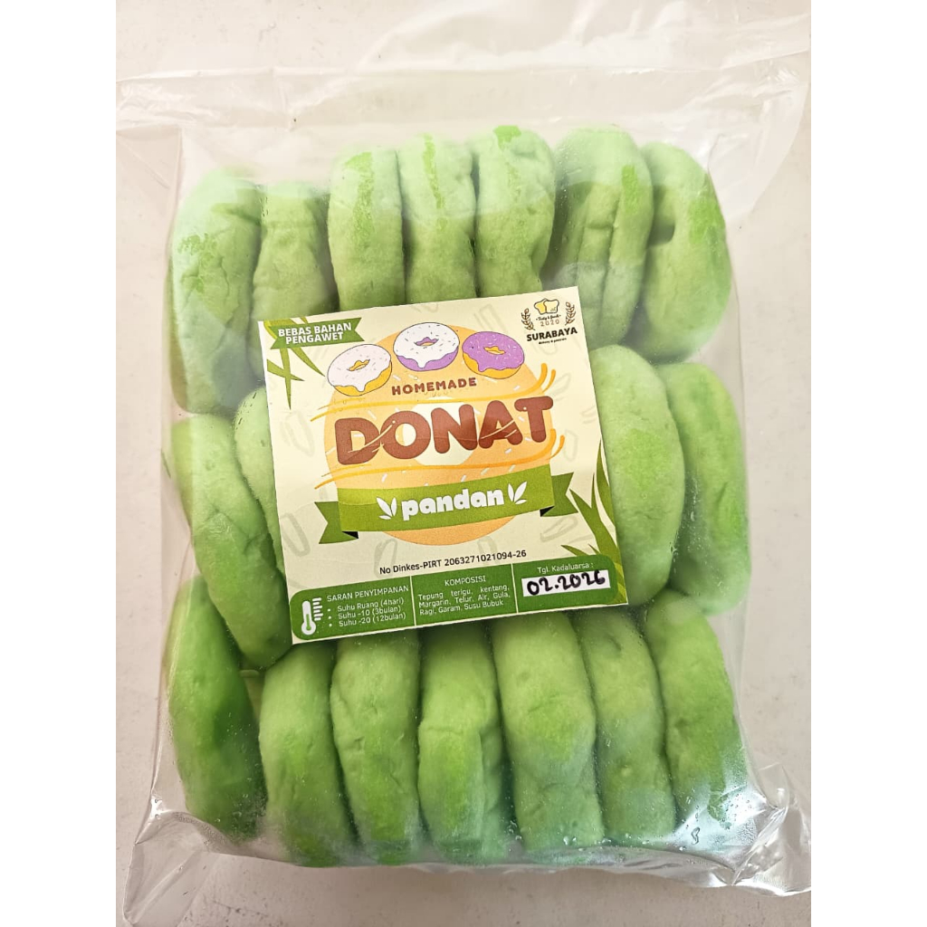 DONAT KENTANG PANDAN SURABAYA 500GR ISI 21PCS