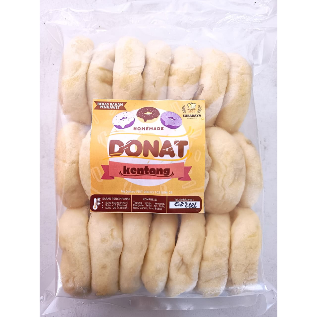 DONAT KENTANG SURABAYA 500GR ISI 21PCS