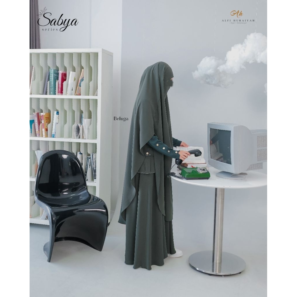 Sabya Series by Alfi Huraiyah/gamis syari/gamis brand/gamis muslimah