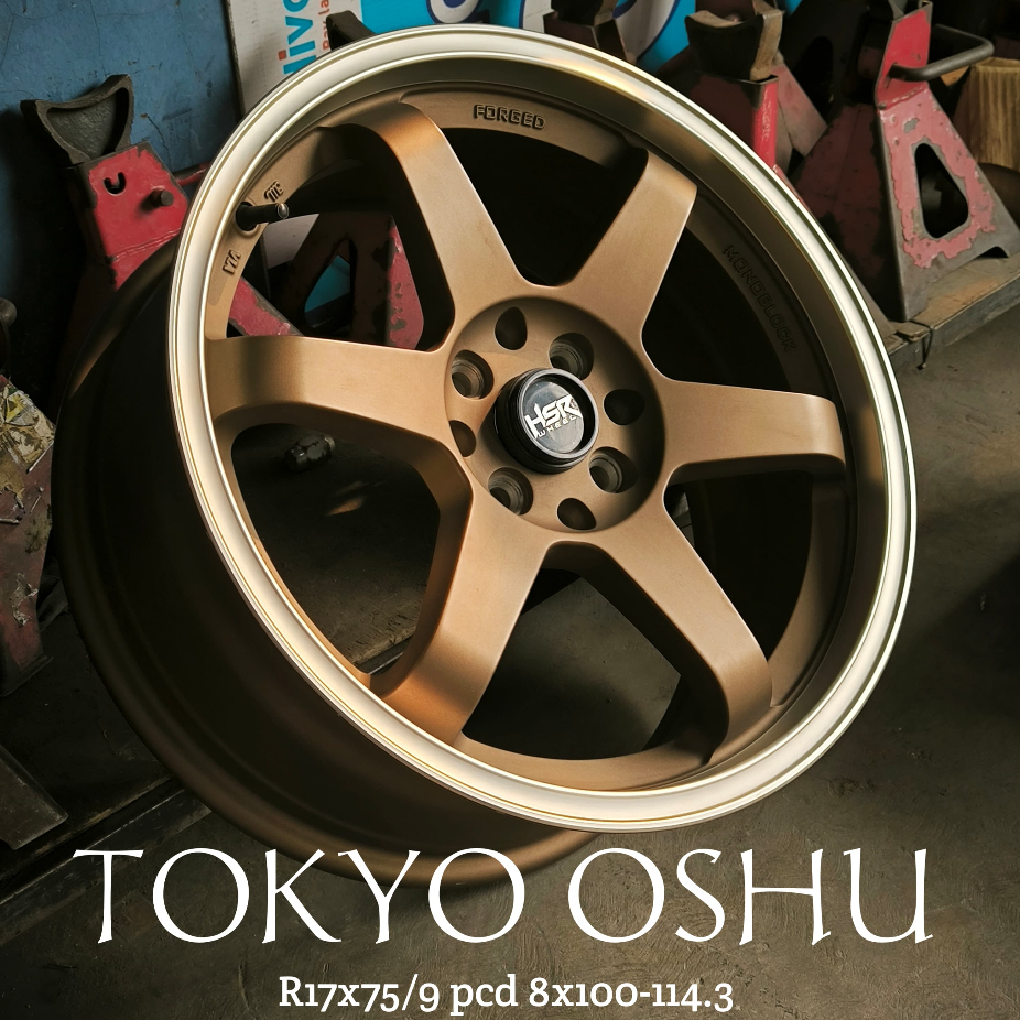 VELG PALANG 6 RING 17 HSR TOKYO OSHU BRIO RAIZE AVANZA XENIA JAZZ ROCKY LIVINA R17 - HSR ORIGINAL