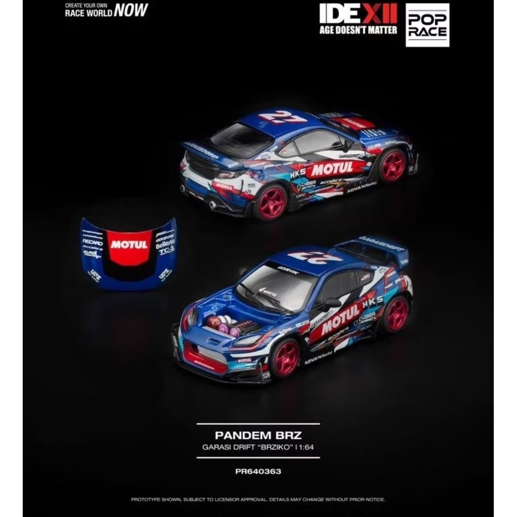 POP RACE SUBARU BRZ PHANDEM BRZIKO GARASI DRIFT