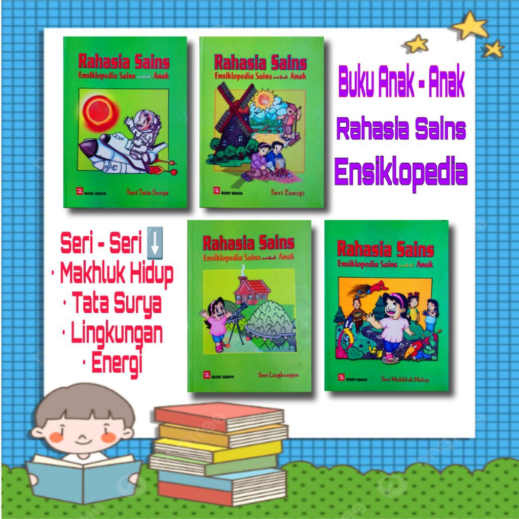 Buku Anak : Rahasia Sains / Ensiklopedia Sains Untuk Anak