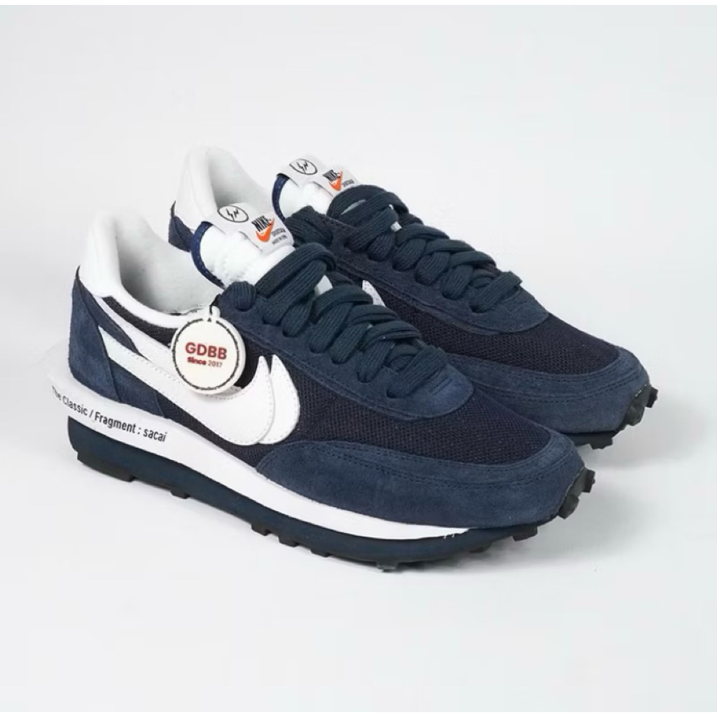Sepatu Pria - Nike LD Waffle SF Sacai Fragment Design Blackened Blue Void Navy