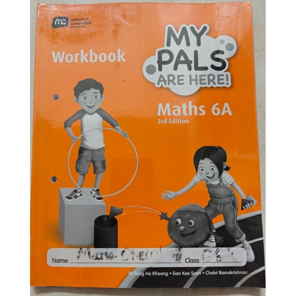 (preloved /second book) MY PALS MATH 6A Workbook