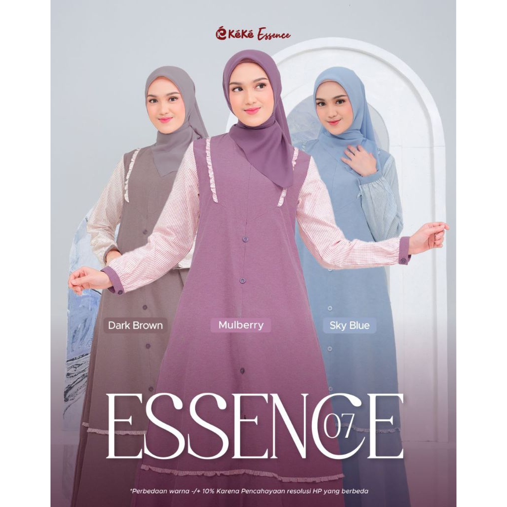 KEKE - Gamis Dewasa Essence 07/Gamis Dewasa/Gamis Keke Terbaru