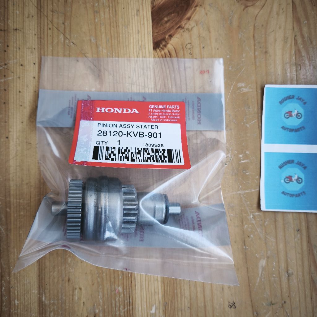 PINION ASSY STATER HONDA VARIO 110 BEAT KARBU
