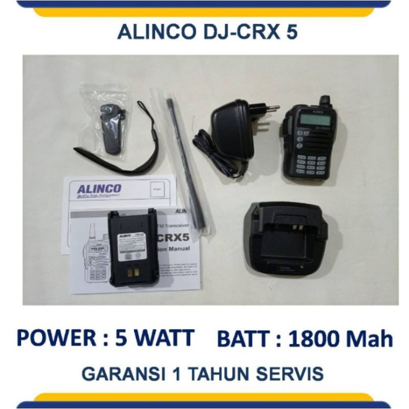Alinco DJ - CRX 5, Ht Dualband CRX5 VHF UHF Jepang Handy Talky Japan Dj-CRX5 original asli dual band