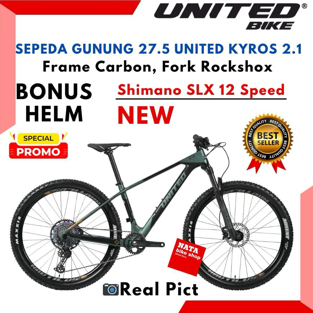 Sepeda Gunung 27.5 MTB United Kyross 2.1 Terbaru