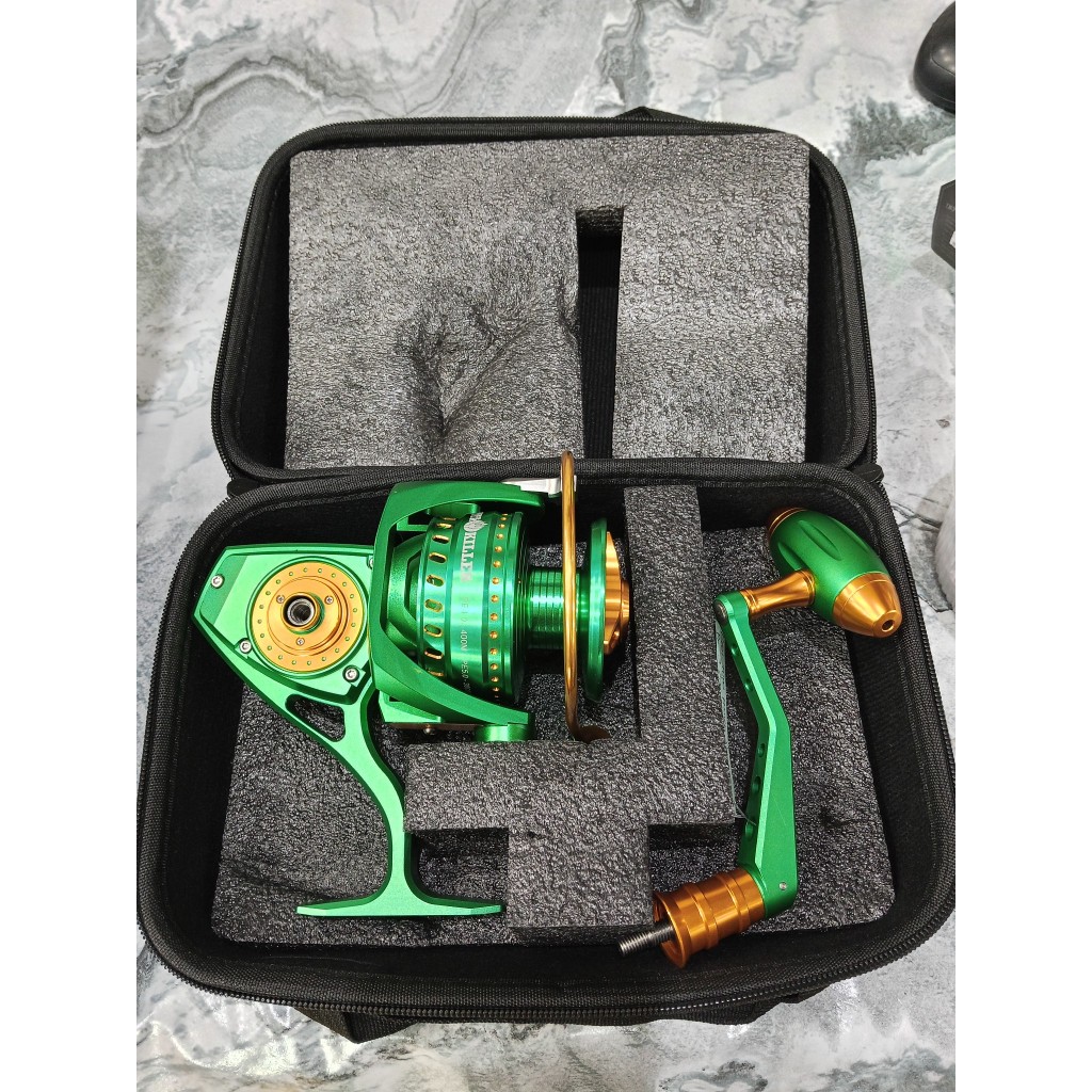 Reel Water Killer Tuna Power SW SaltWater, SW 8000 HG dan SW 10000 HG, Power handle, Full Metal Body