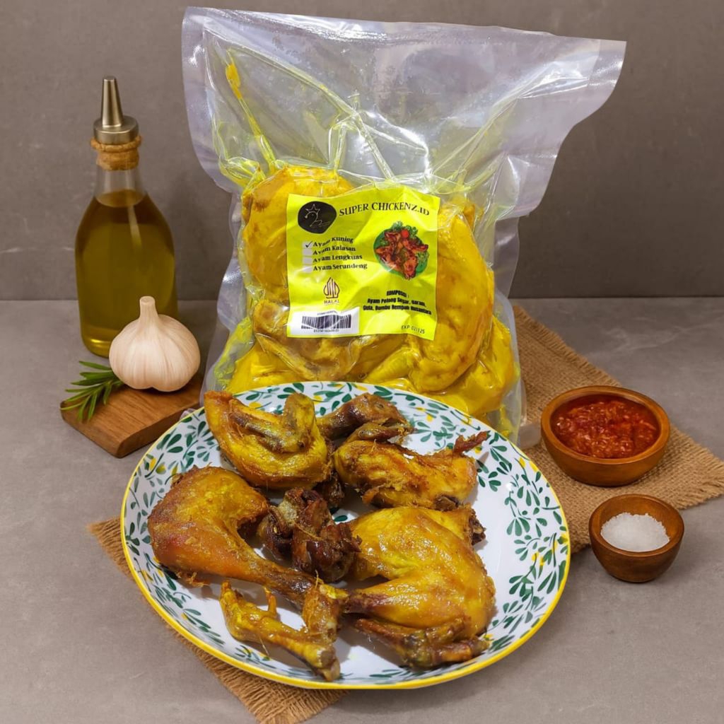 Ayam Ungkep Bumbu Kuning 1 Ekor potong 4 | Ayam Goreng
