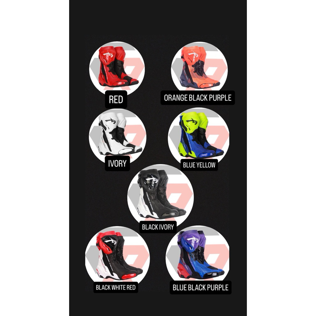 Mocha Knight Boots / Sepatu balap Mocha knight SH-099 Original Mocha knight