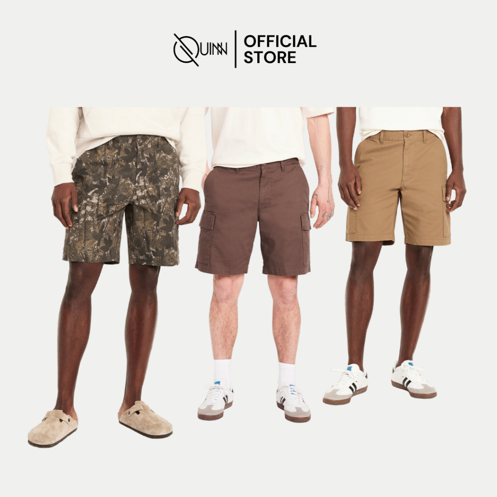 Old Navy Chino Cargo Short Pants Straight Lived-In Pocket / Celana Pendek Kargo Saku Depan Belakang