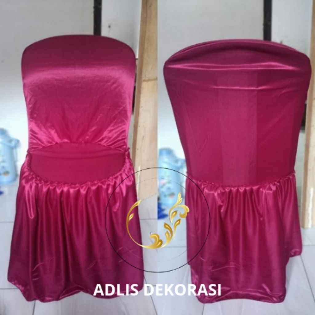 sarung kursi plastik napoli 101 polos|cover kursi napoli