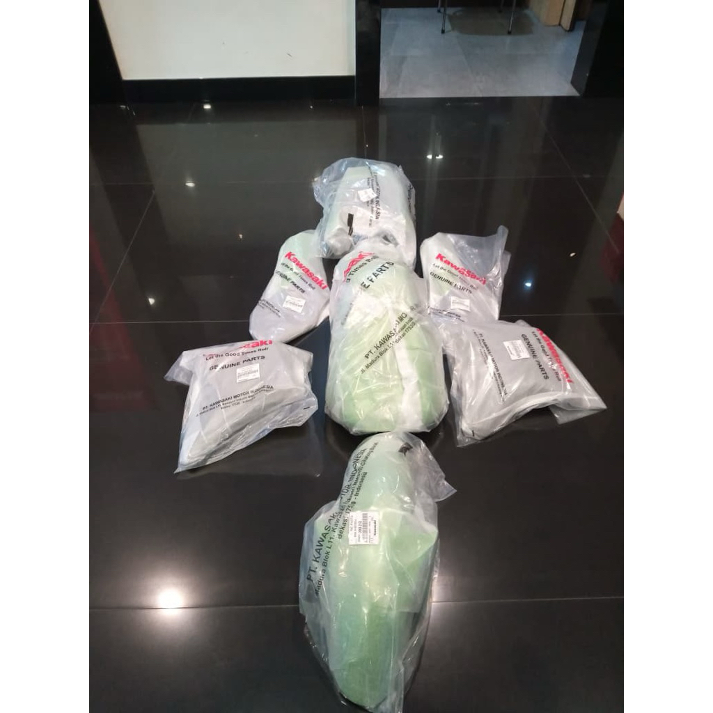 Full Body Set Ninja R/SS hijau 100% original