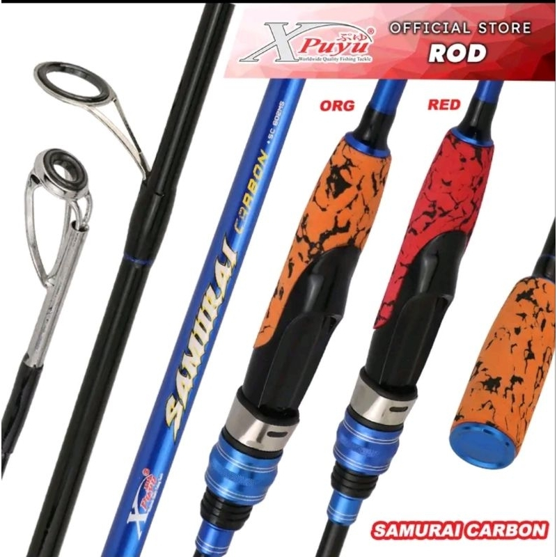 (2 Section) JORAN PANCING SPINNING XPUYU SAMURAI CARBON FISHING ROD HIGH QUALITY