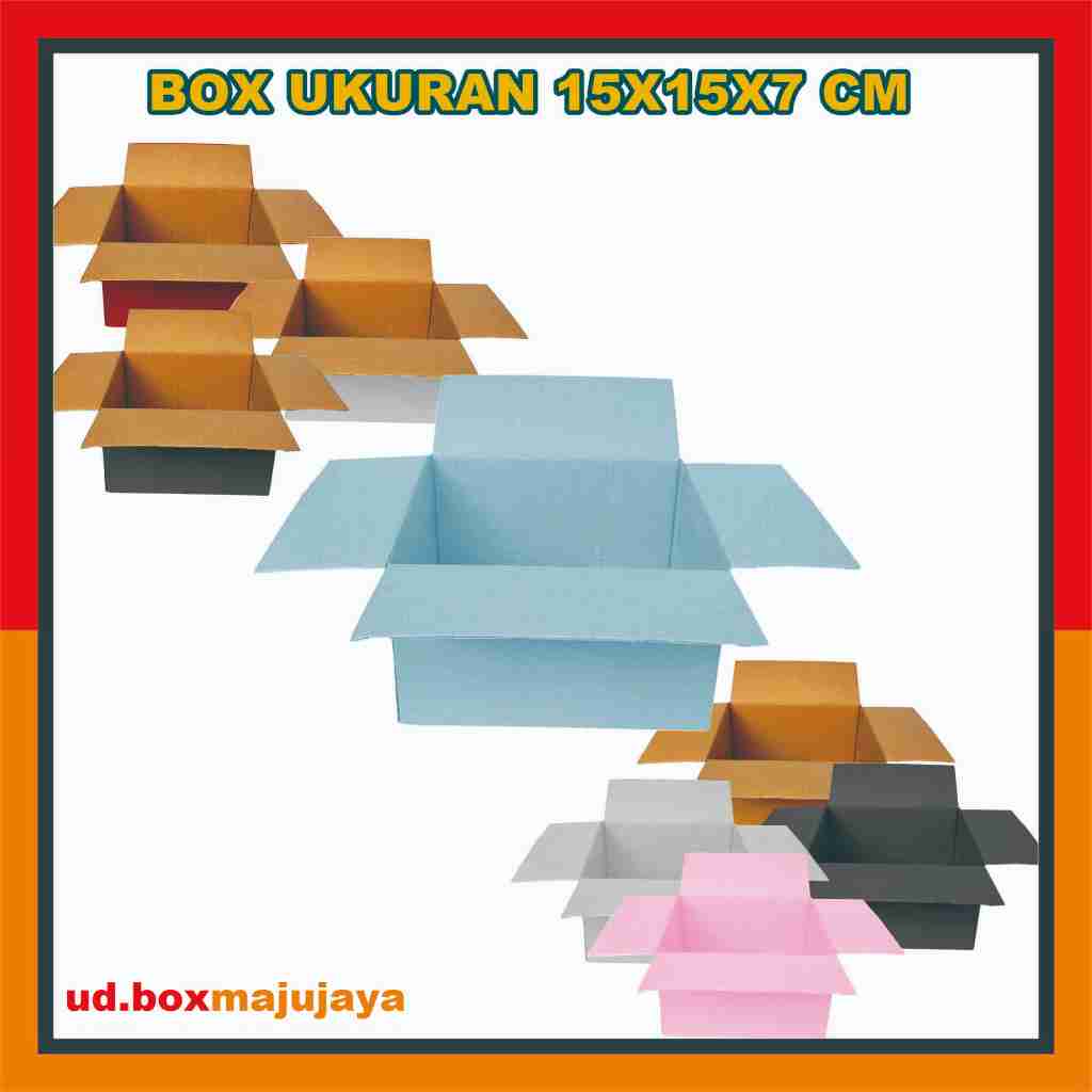 Box 15x15x7 Cm / Box Packaging / Karton Polos