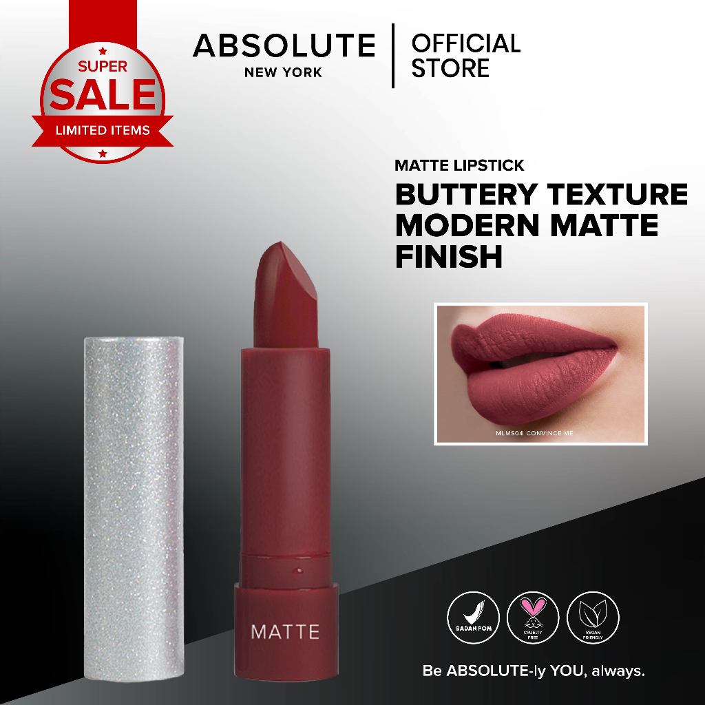 Absolute New York Matte Lipstick