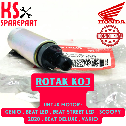 ROTAK KOJ ASLI ORIGINAL AHM HONDA GENIO/BEAT-STREET LED/SCOOPY2020 INJEKSI FUEL PUMP ORIGINAL HONDA.