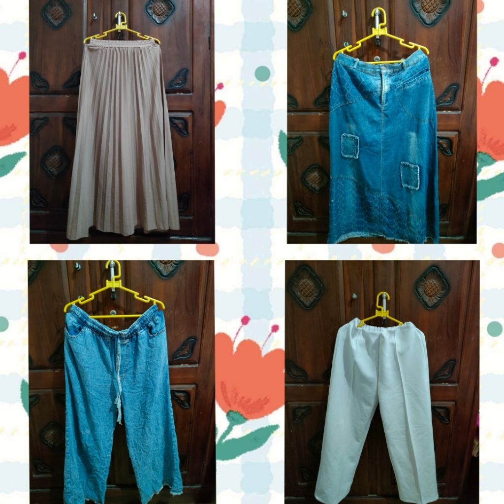 PRELOVED Rok Wanita Celana Wanita (Preloved)