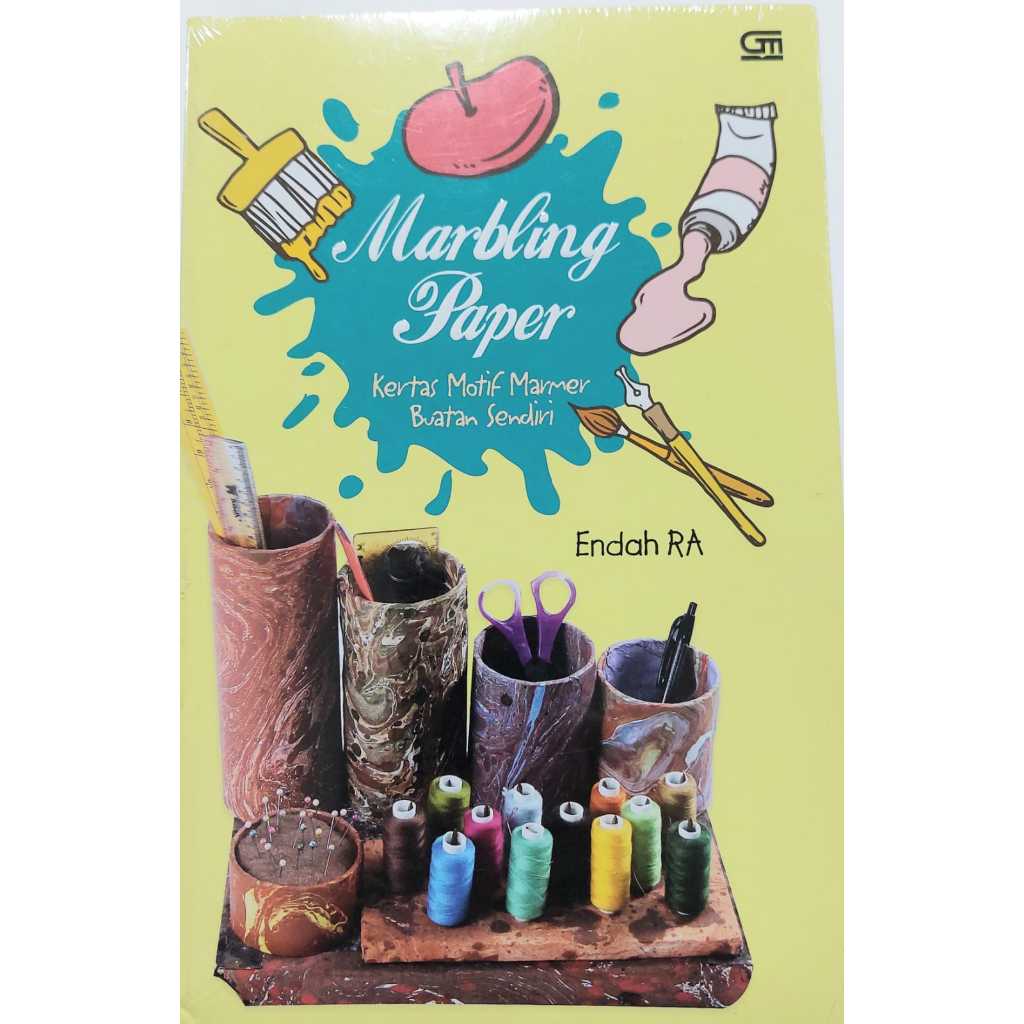 Marbling Paper Kertas Motif Marmer Buatan Sendiri - ENDAH RA
