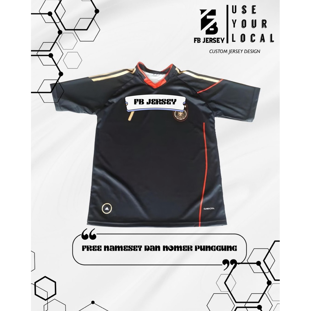 Jersey Jerman 2010 Full Printing Custom