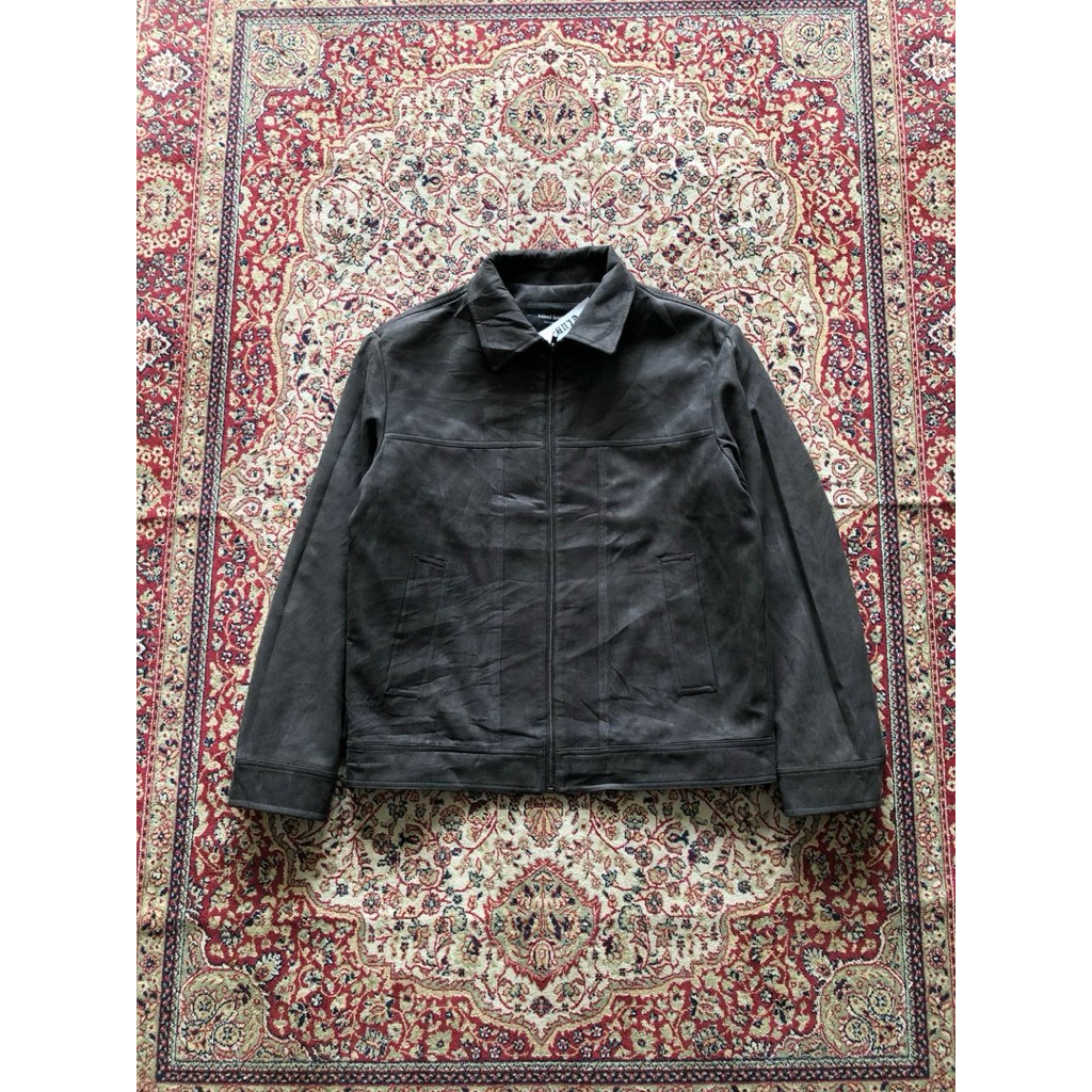 Mind bridge faux suede work jacket Vintage Suede jacket Casual work jacket H417
