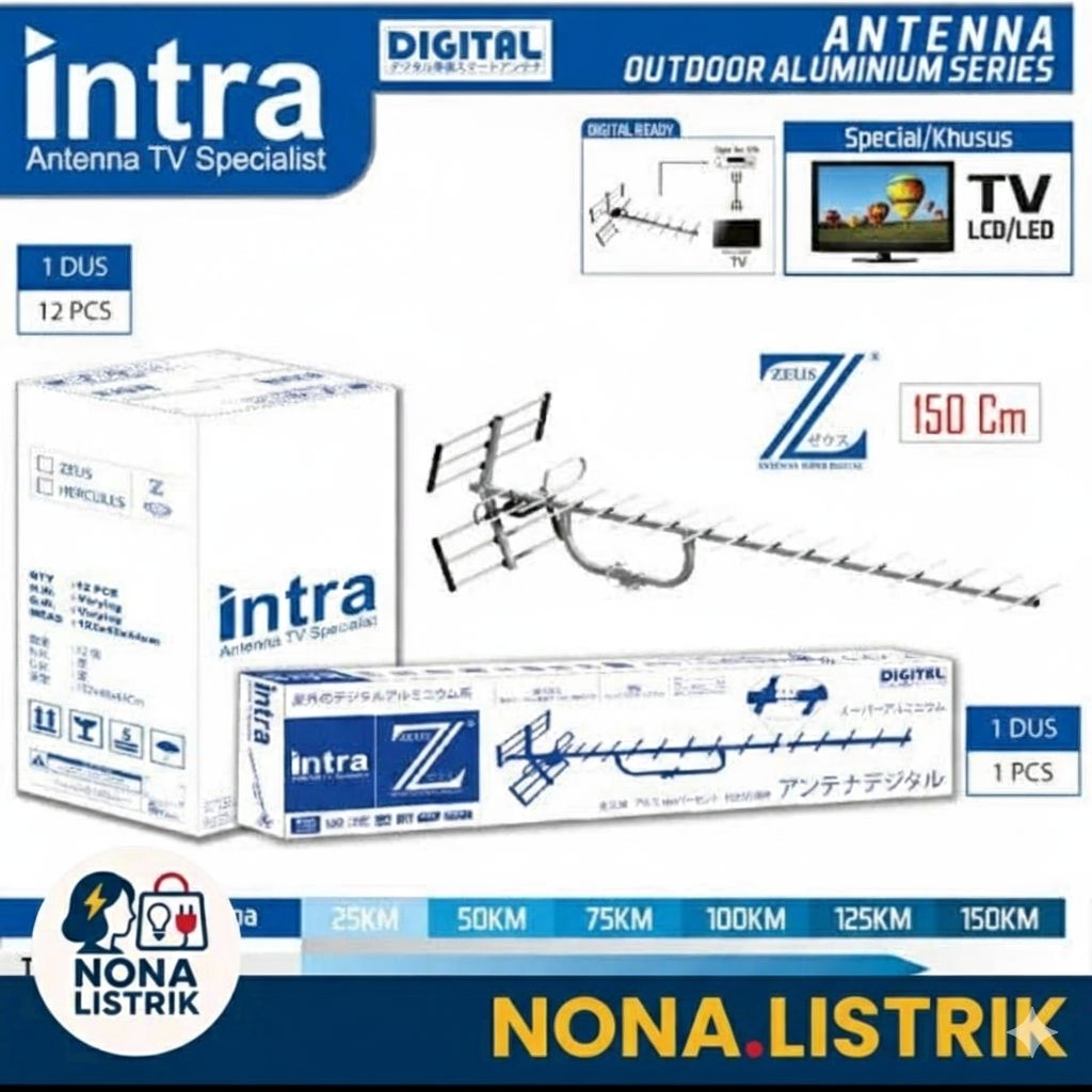 Antena TV Luar Ruangan /Antena Outdoor Zeus Intra