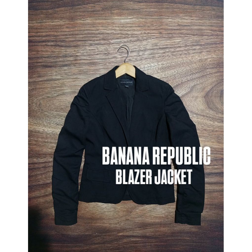 JAKET BLAZER BANANA REPUBLIC WOMEN LUXURY WANITA SECOND PRELOVED