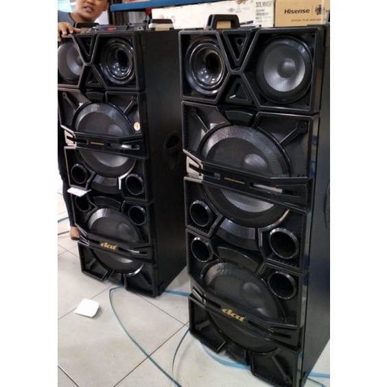 DAT Speaker 15 Inch Double Subwoofer Bluetooth - (DX 152)